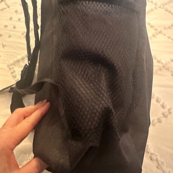 EUC CRG Black Backpack With Vintage Floral Volkswagen On Front - Picture 3 of 9